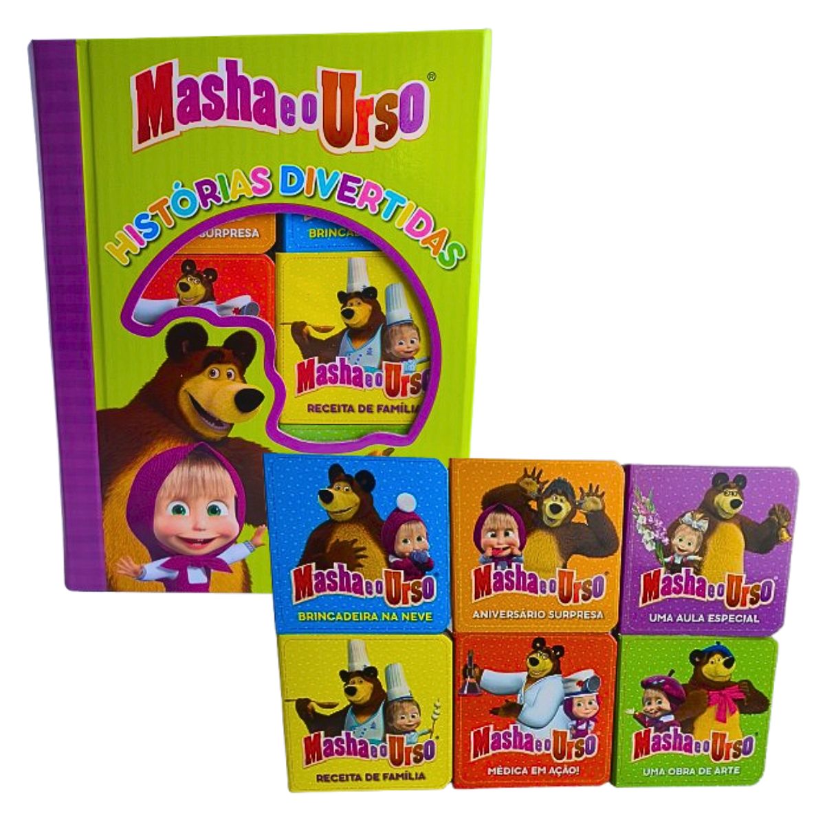 Livros Box Com 6 Minilivros Masha E O Urso - Histórias Divertidas - Ciranda Cultural Livros Box Com 6 Minilivros Masha E O Urso - Histórias Divertidas - Ciranda Cultural